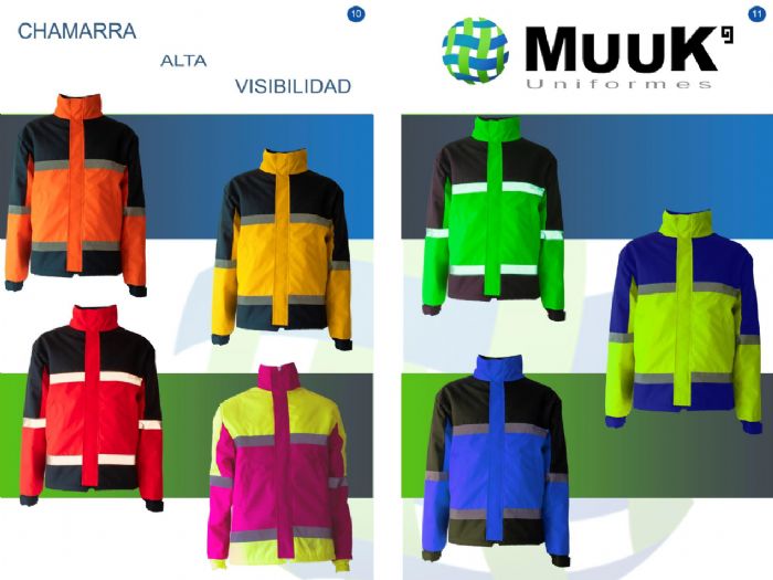 UNIFORMES Chamarra alta visibilidad casual 